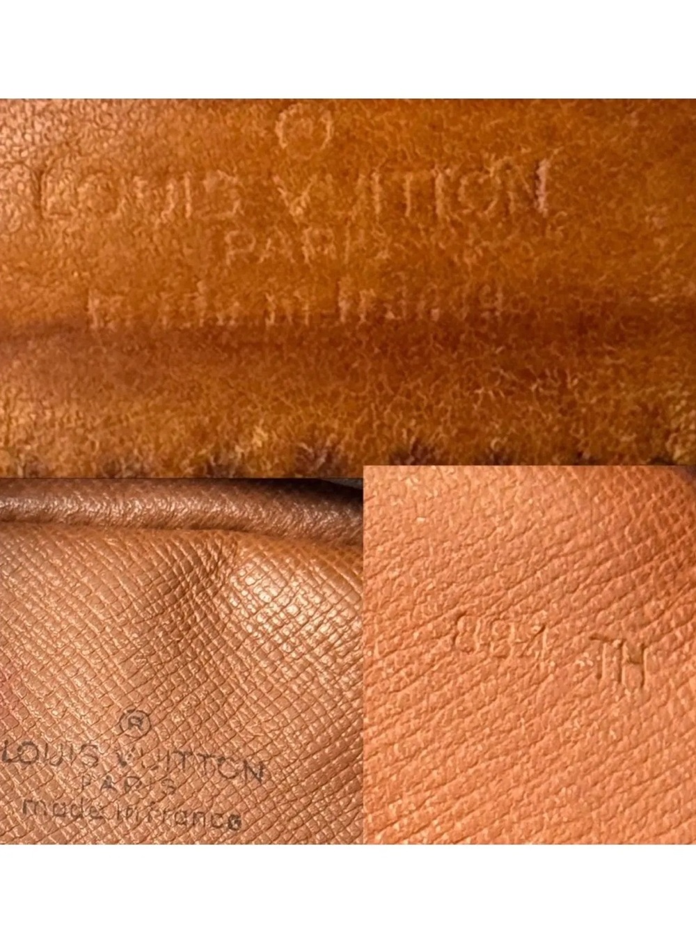 Louis Vuitton Amazone Monogram Crossbody Bag Vintage 1988 Designer Lux LV luxury - Picture 8 of 8